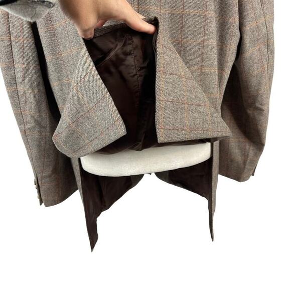 Ermenegildo Zegna Couture Windowpane Wool Three-Button Suit Jacket Blazer SZ 52R - Picture 11 of 16